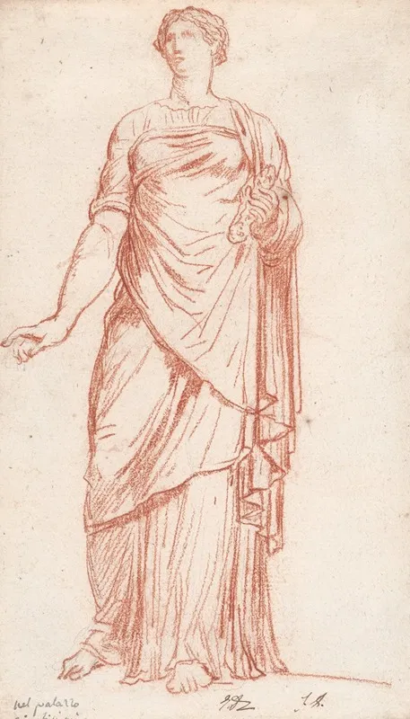 Statue Of Flora Seen From The Front In The Palazzo Giustiniani Rome