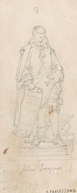 Statue Of The Painter Peter Snijers