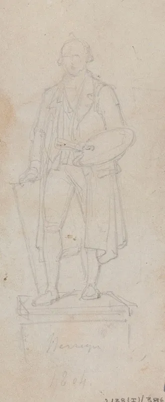 Statue Of The Painter Willem Jacob Herreyns