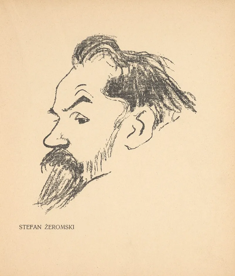 Stefan Zeromski 2 by Kazimierz Sichulski - Canvas Print