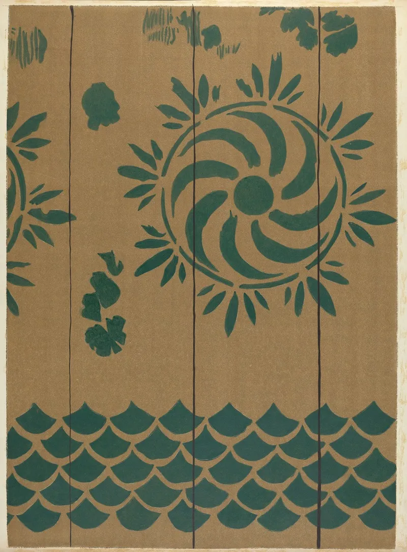 Stencilled Floor 6 by Michael Lauretano - Canvas Print