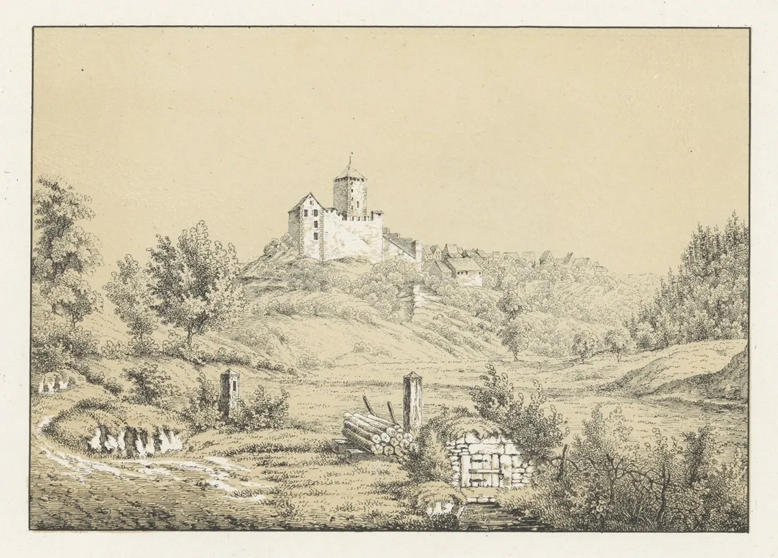 Stetten by Johann Friedrich Wagner - Canvas Print