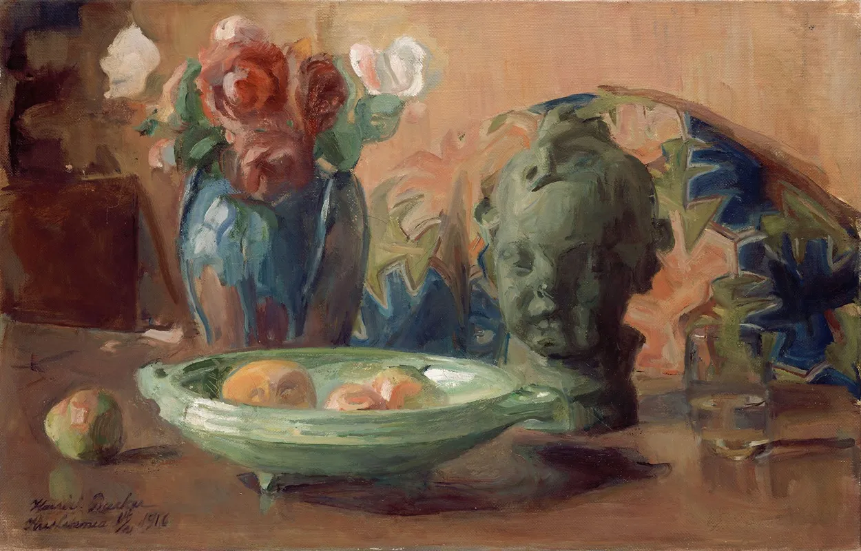 Still Life 53 by Harriet Backer - Canvas Print
