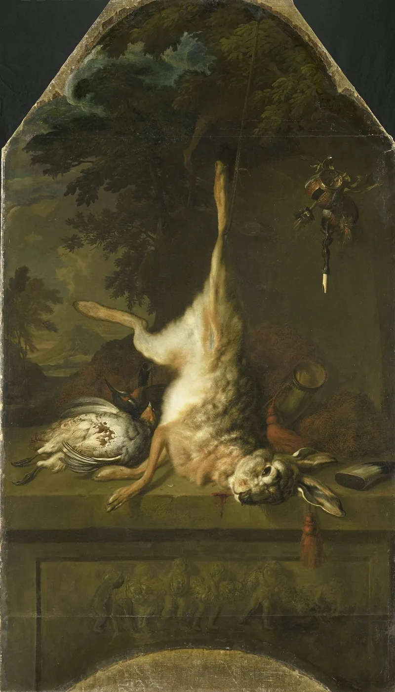 Still Life With Dead Hare And Partridges