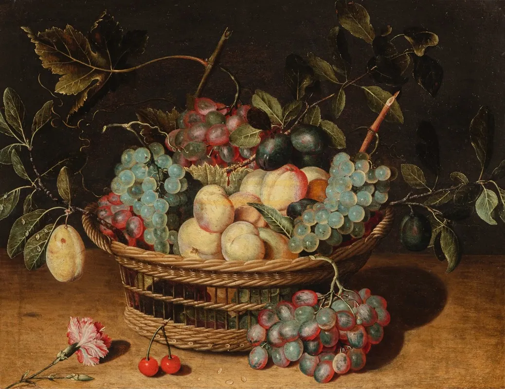 Still Life With Grapes 9 by Isaak Soreau - Canvas Print