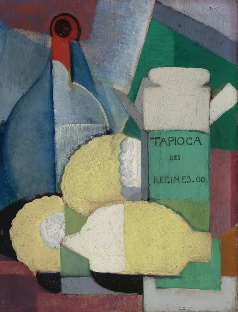 Still Life With Lemons And Tapioca by Ángel Zárraga - Canvas Print