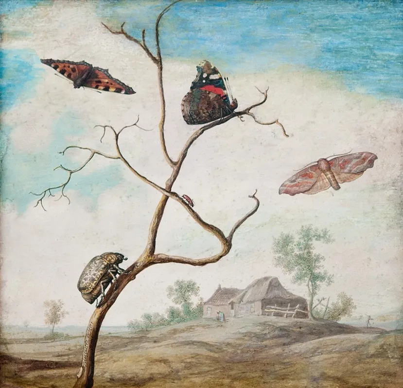 Stilleben Med Landskap