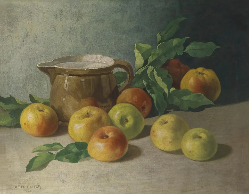 Stillleben Mit Apfeln