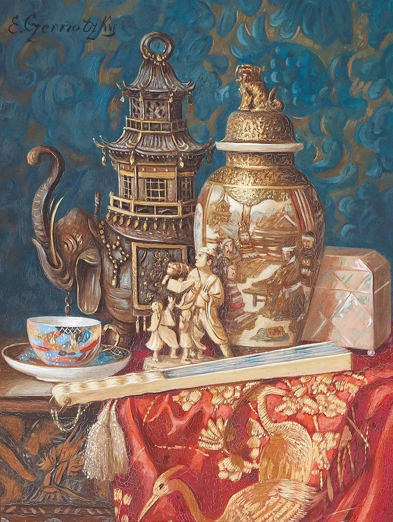 Stillleben Mit Asiatika 2