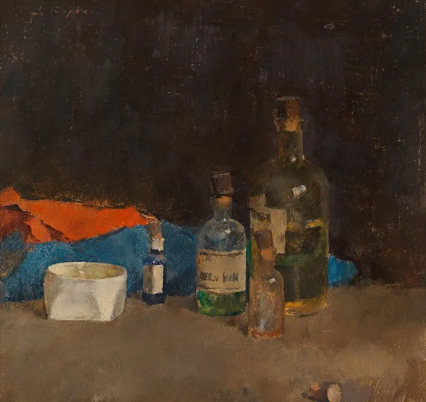 Stillleben Mit Tuschschale