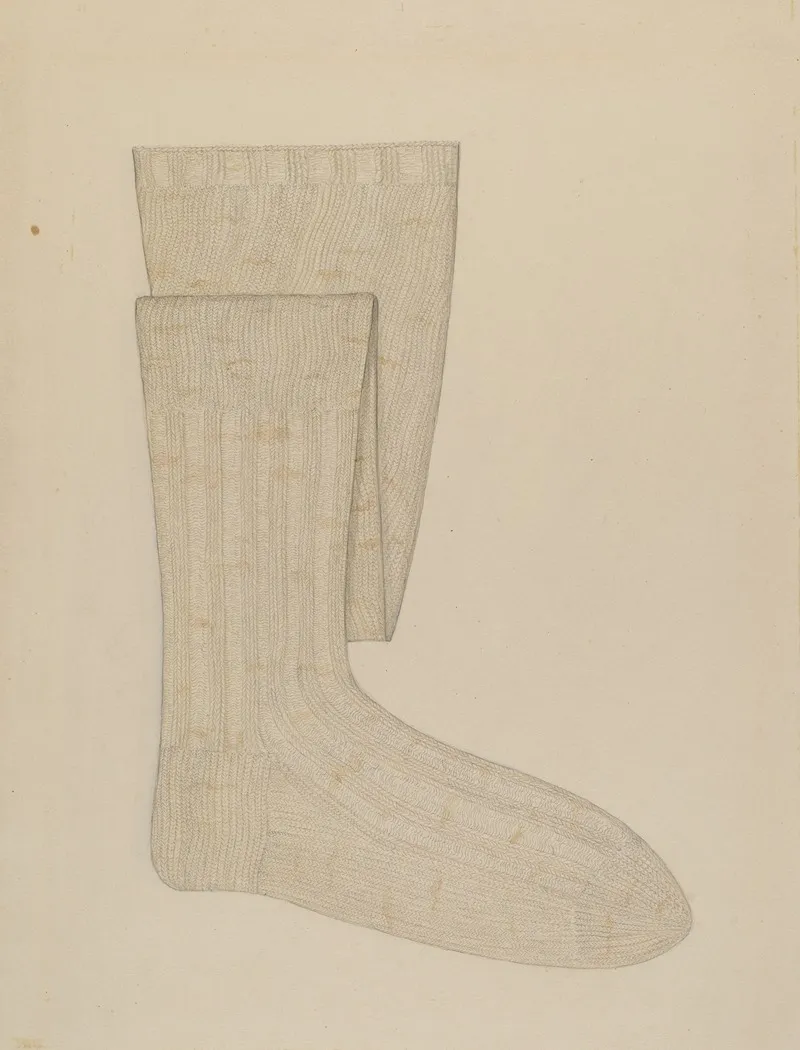 Stockings 8 by Sylvia De Zon - Canvas Print