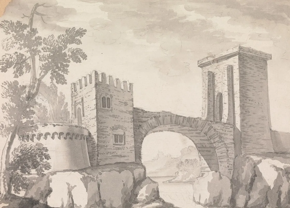 Stone Bridge 2 by Henry Swinburne - Canvas Print