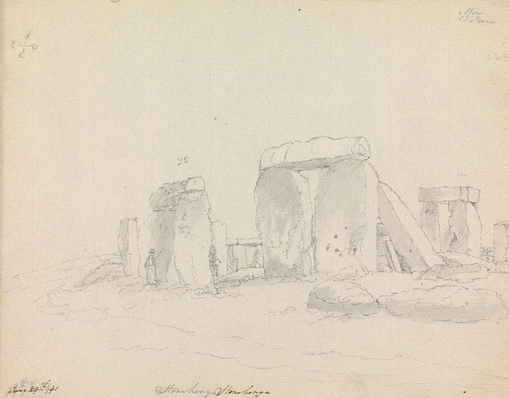 Stonehenge by James Moore - Canvas Print