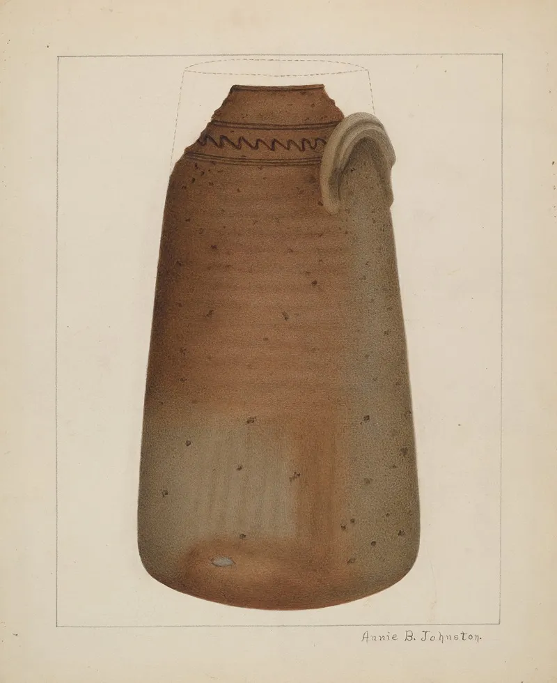 Stoneware Churn