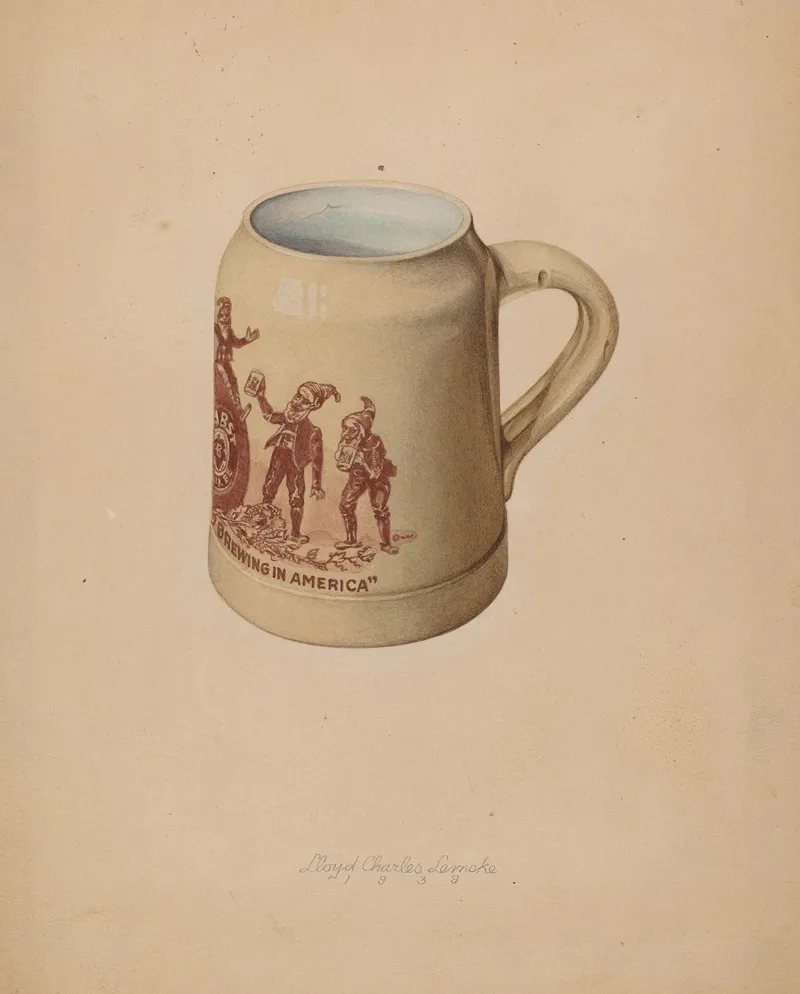 Stoneware Mug For Beer