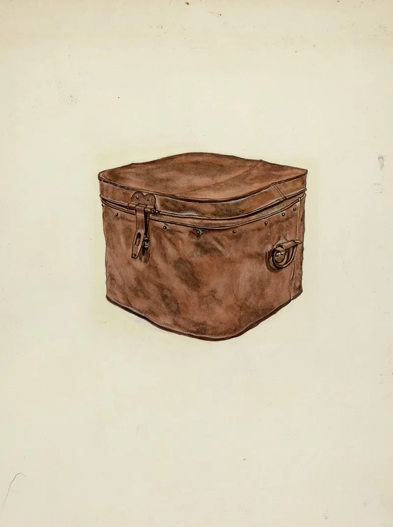 Storage Box Copper by Albert Pratt - Canvas Print