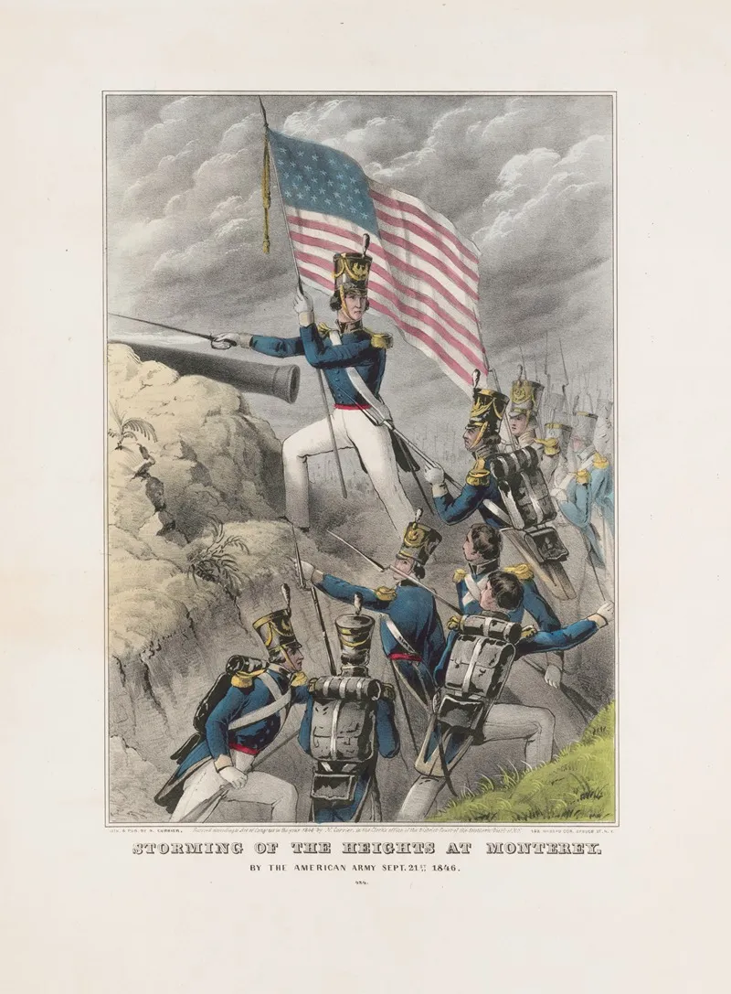 Storming Of The Heights At Monterey By The American Army Sept 21st 1846