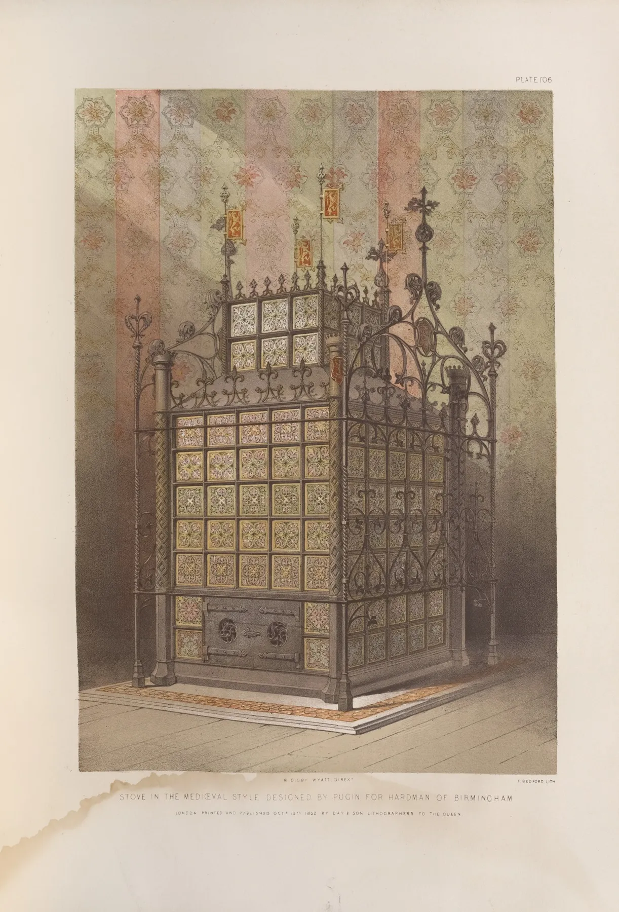 Stove In The Medioeval Style