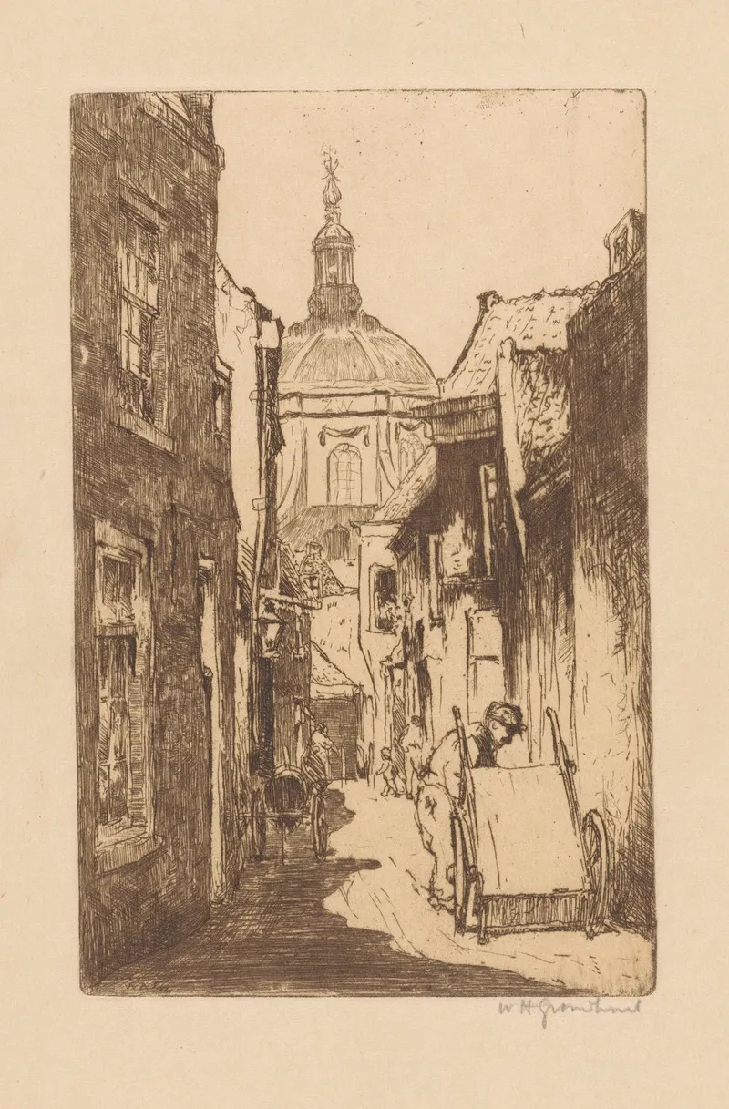 Straat In Leiden