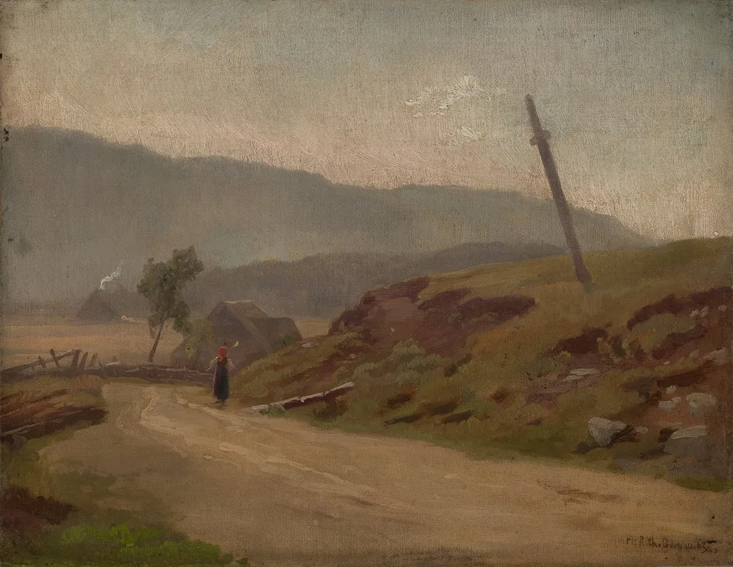 Strase Im Bernauer Tal by Philipp Röth - Canvas Print