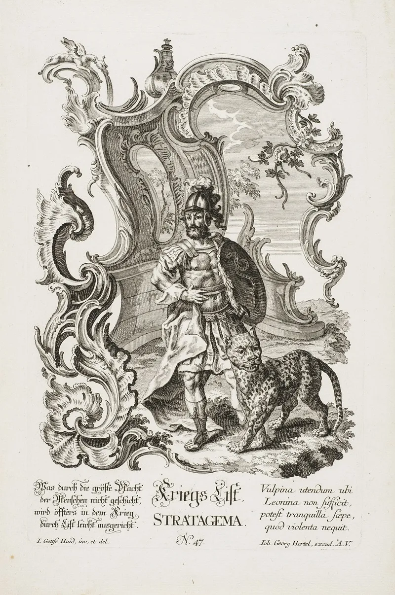 Stratagema by Johann Gottfried Haid - Canvas Print