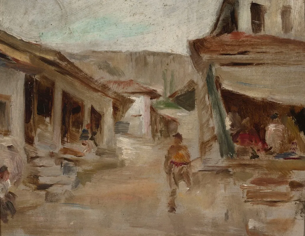 Street Bakhchisaray From The Journey To Crimea