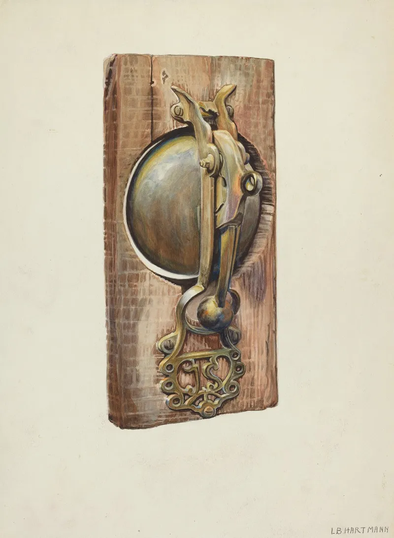 Street Car Bell by L. B. Hartmann - Canvas Print