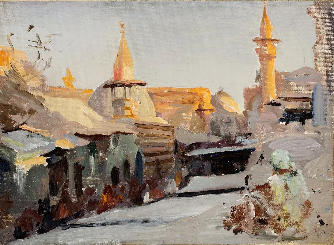 Street In Damascus From The Journey To Palestine