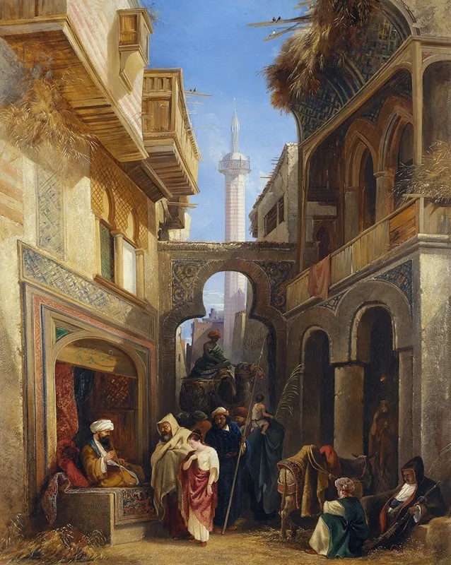 Street Scene In Cairo