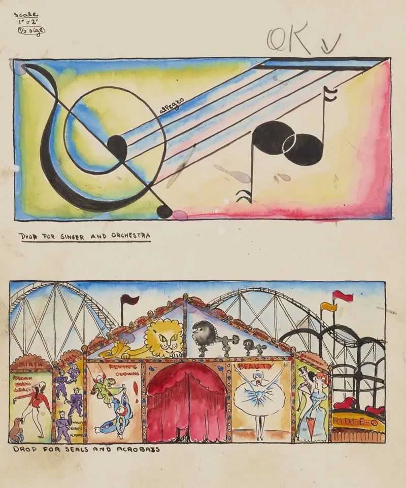 String Fever Sketch No 1 Drop For Singer And Orchestra And Drop For Seals And Acrobats