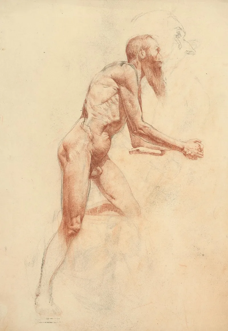 Studia Aktu Starca by Ákos Aranyossy - Canvas Print