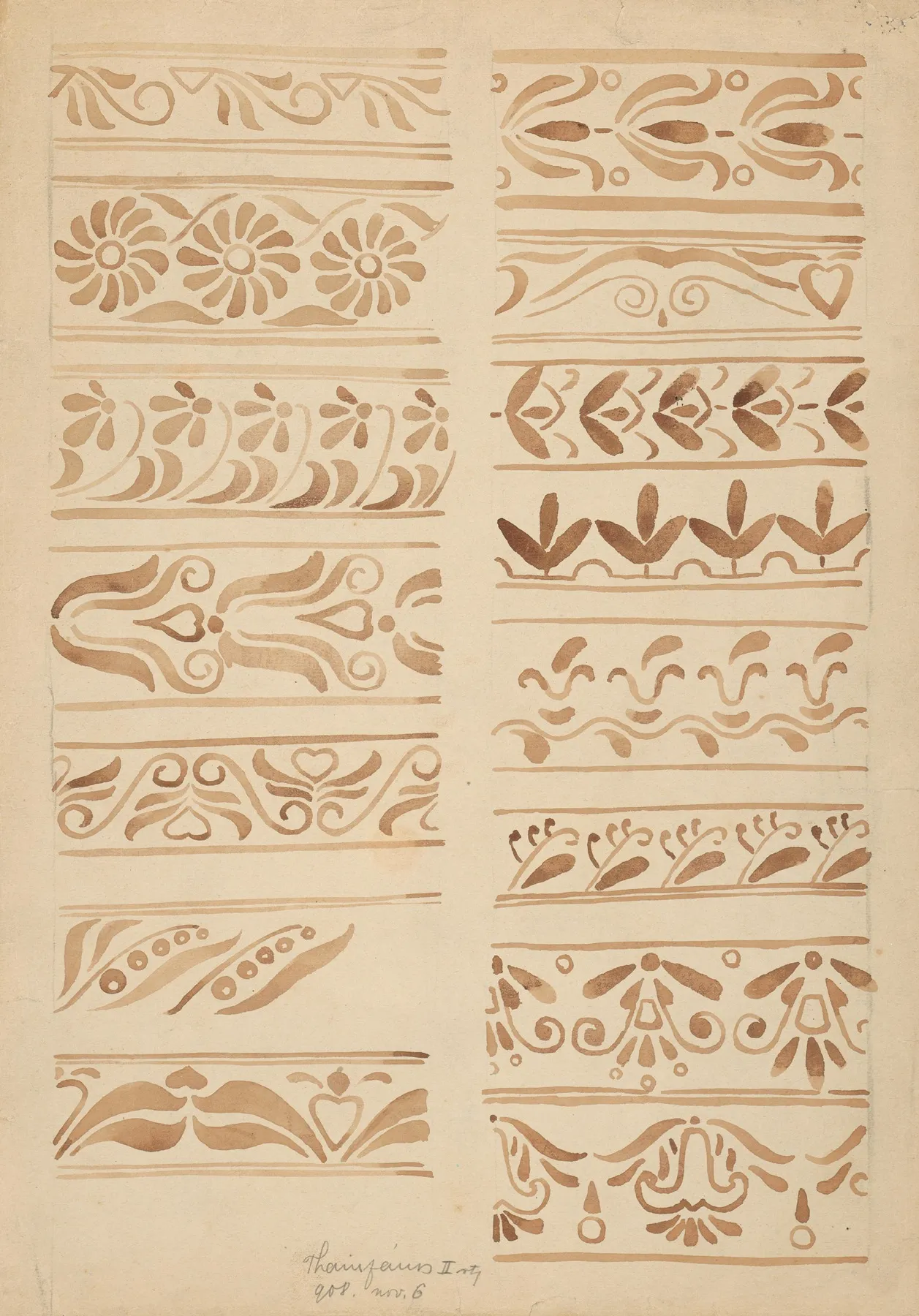 Studia Ornamentov by Ján Thain - Canvas Print