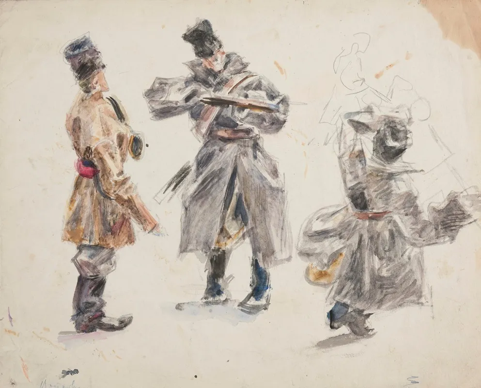 Studia Postaci Do Sceny Rozstrzelania