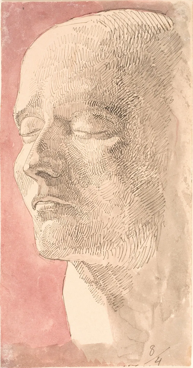 Studie Efter Napoleons Dodsmaske 2