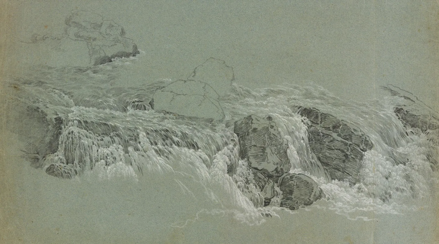 Studie Eines Bergbaches