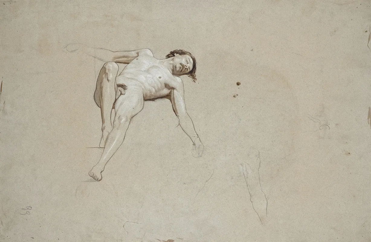 Studie Eines Liegenden Manneraktes 2
