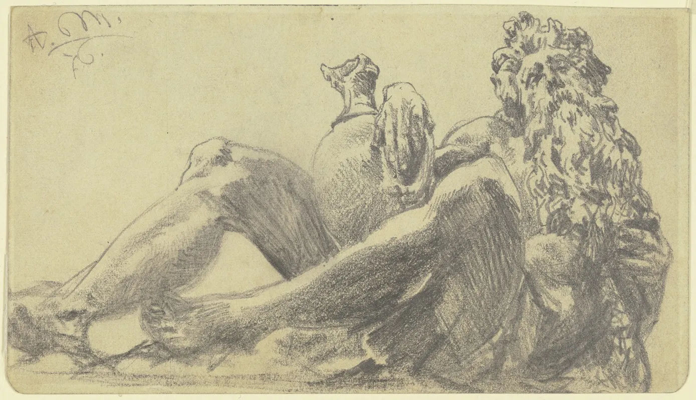 Studie Nach Einer Brunnenfigur