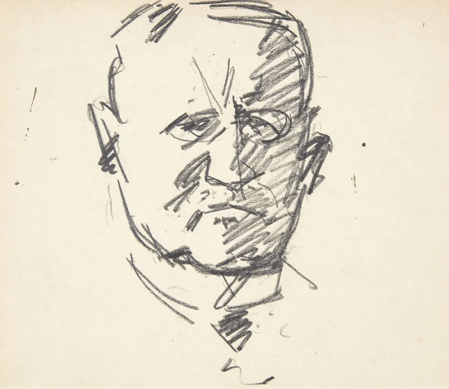 Studie Til Et Portraet Af Professor Drmed Carl Lorentzen 1860 1932