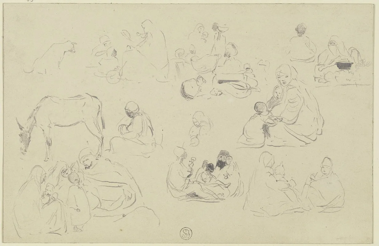 Studienblatt Szenen Aus Agypten