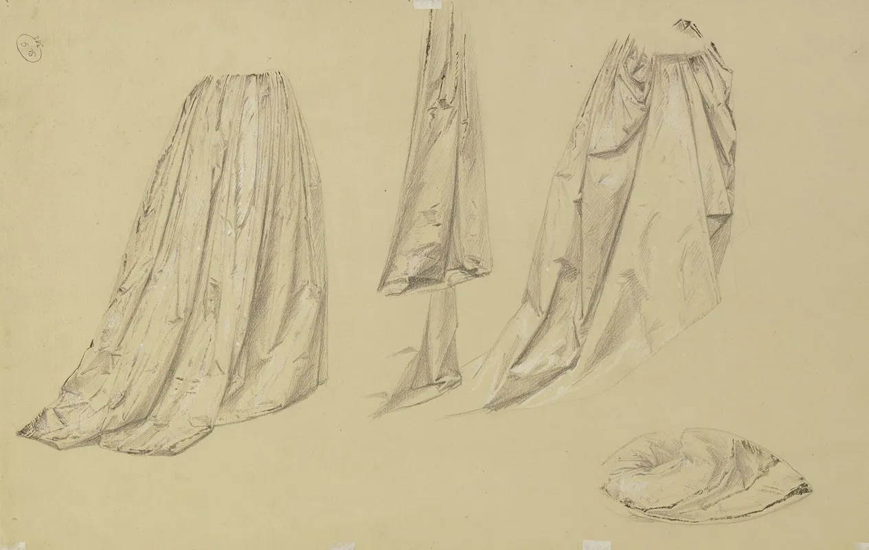 Studienblatt Weibliche Gewandfigur