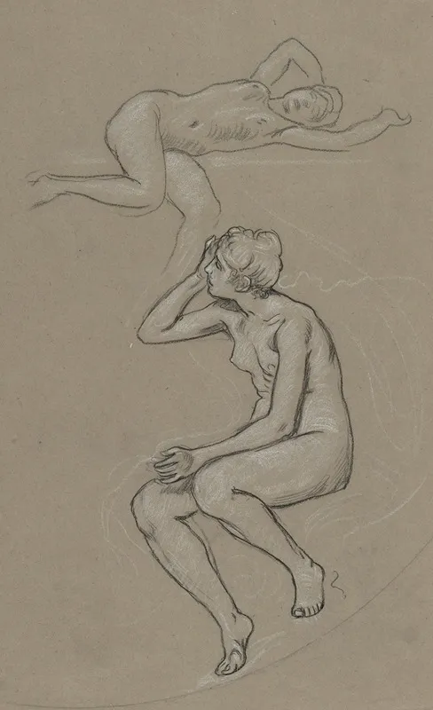 Studies For Figure Of Spring 2