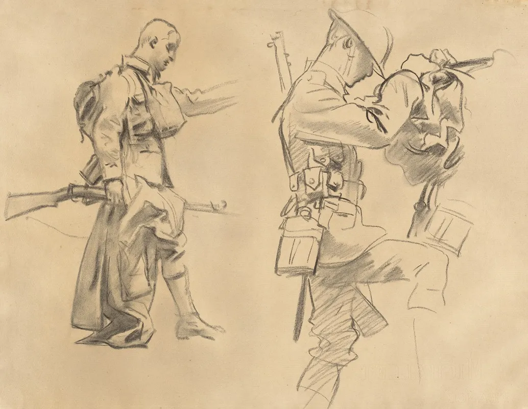Studies For Gassed Recto