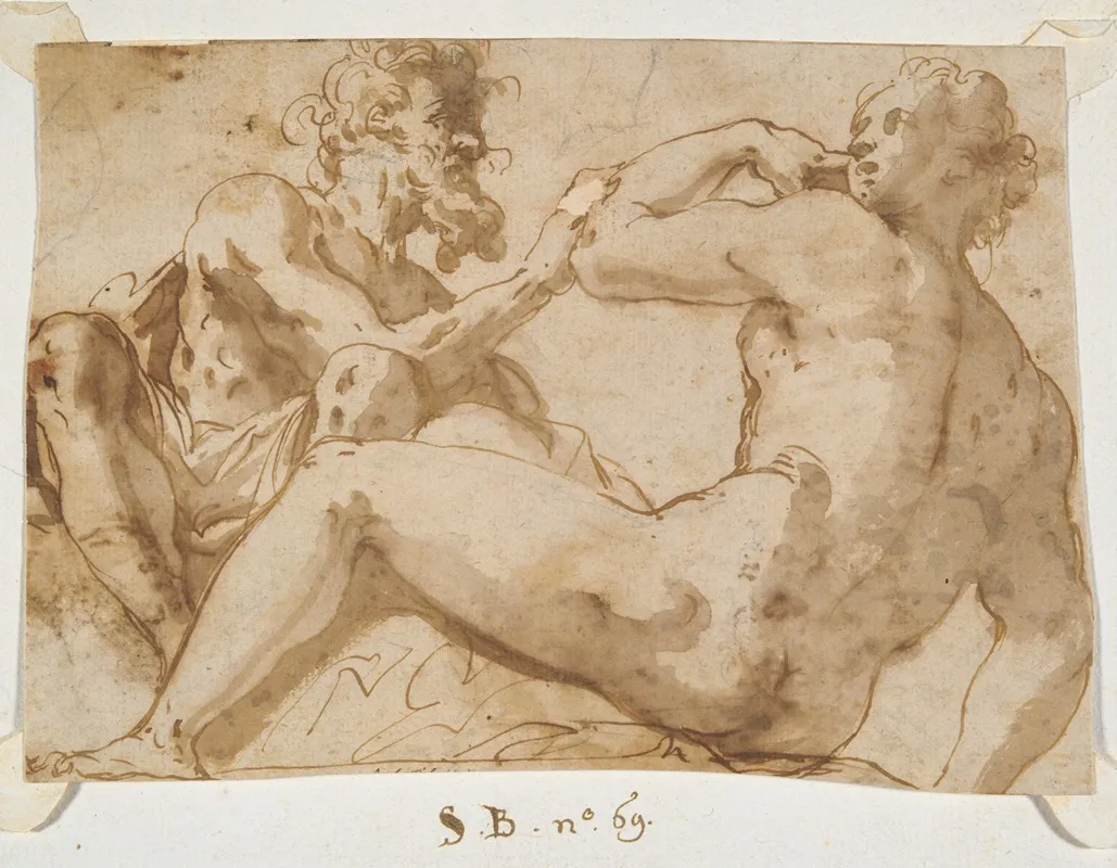 Studies For Recumbent Allegorical Figures