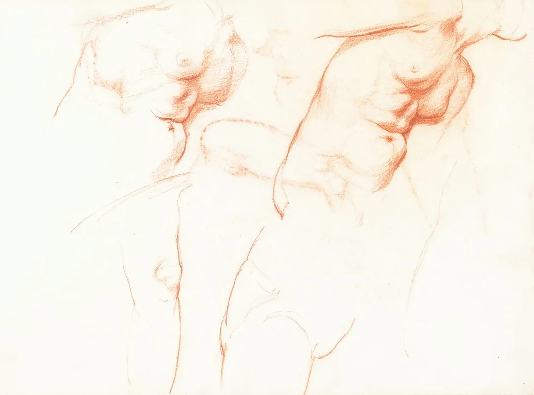 Studies For The Wise And Foolish Virgins Recto