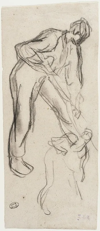 Studies Of A Man Digging