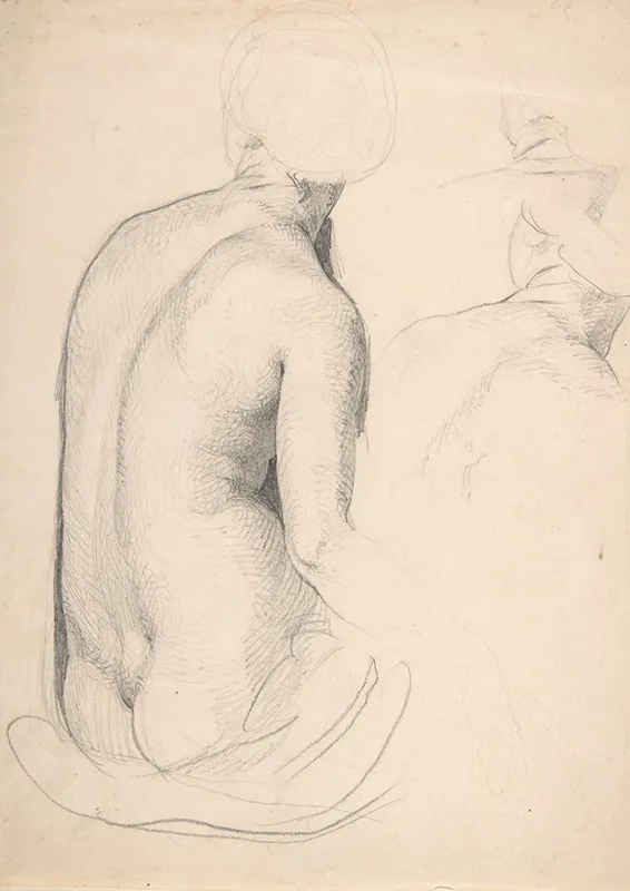 Studies Of A Seated Woman From Behind