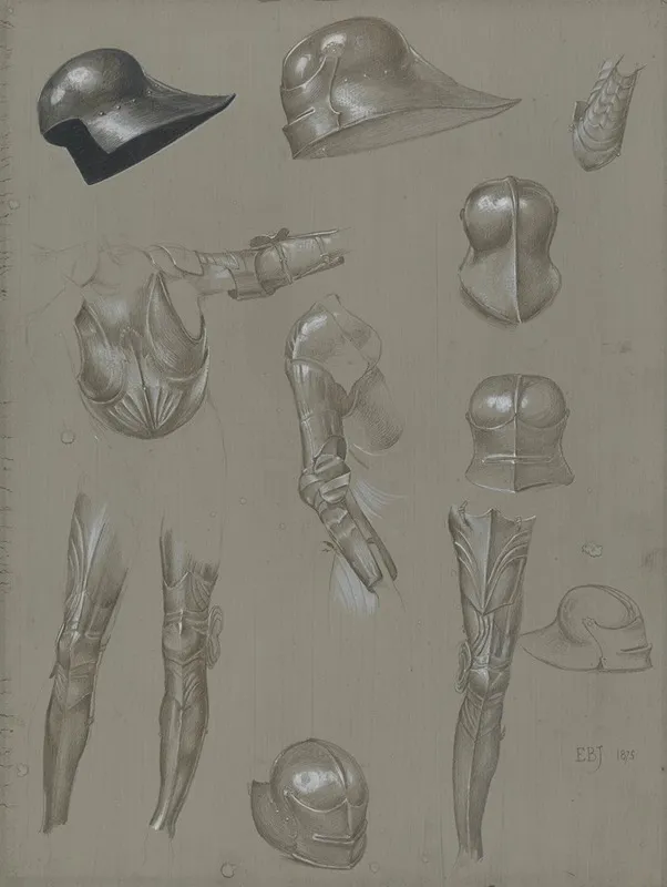 Studies Of A Suit Of Armor