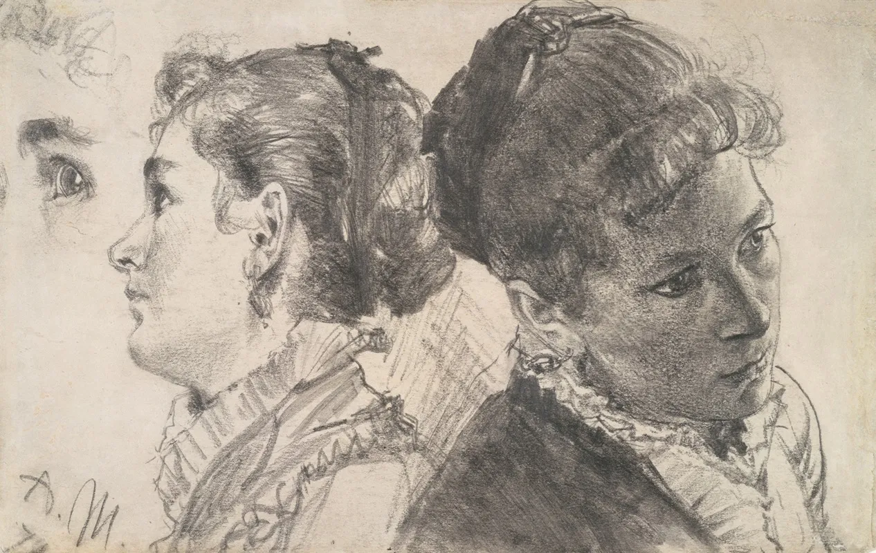 Studies Of A Young Woman