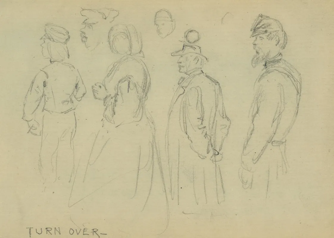 Studies Of Child Woman Gentleman African American Man Soldier