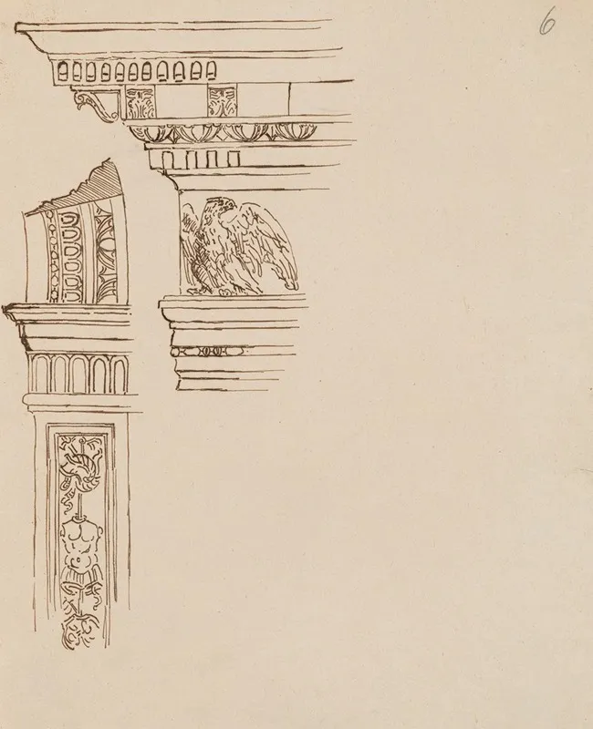 Studies Of Elements Of Italian Architecture